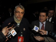 Lugo recibi� a Cartes en su residencia particular.