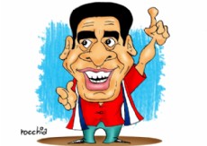 Horacio Cartes. (Dibujo:NOVA)