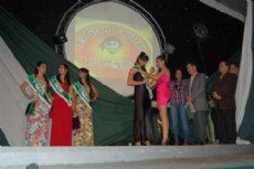 Dirma Sanabria en el momento de su coronaci�n.