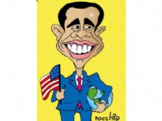 Barak Obama, presidente de Estados Unidos. (Dibujo: NOVA)