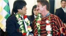 El presidente Evo Morales declar� el a�o pasado al actor y activista, embajador de buena voluntad.