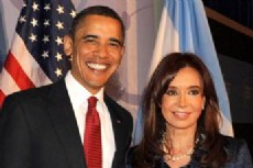 Barack Obama y Cristina Fern�ndez.