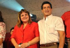 Lilian y Horacio, cuando ella "no lo conoc�a bien".