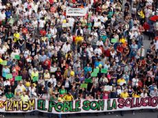 El movimiento surgi� el 15 de mayo de 2011 con un campamento y fue desmantelado el 12 de junio.