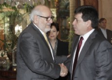 El embajador colombiano Edgar Cely Nu�ez fue recibido esta ma�ana por Horacio Cartes