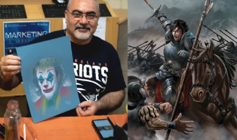 Kike Olmedo, primer dibujante paraguayo de "Dago"