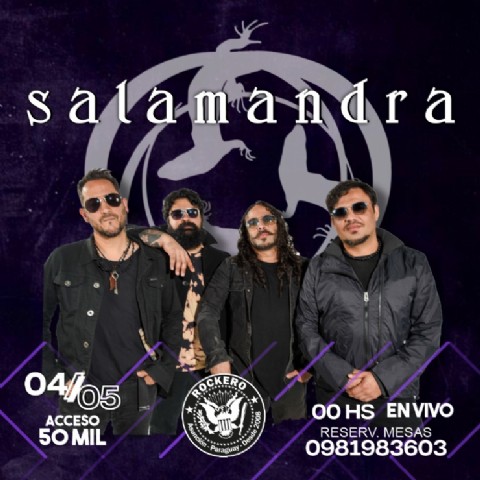 VIDEO | Salamandra toca el sábado 4 en Rockero Popurrí Nocturno