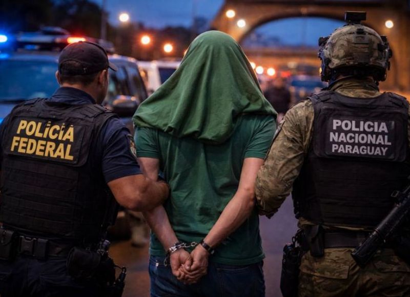 VIDEO | Cayó en Paraguay un condenado por el intento de golpe de Bolsonaro