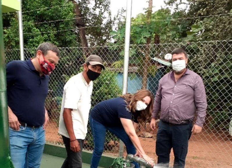 Canindeyú: Indert inauguró sistema de agua potable en Curuguaty