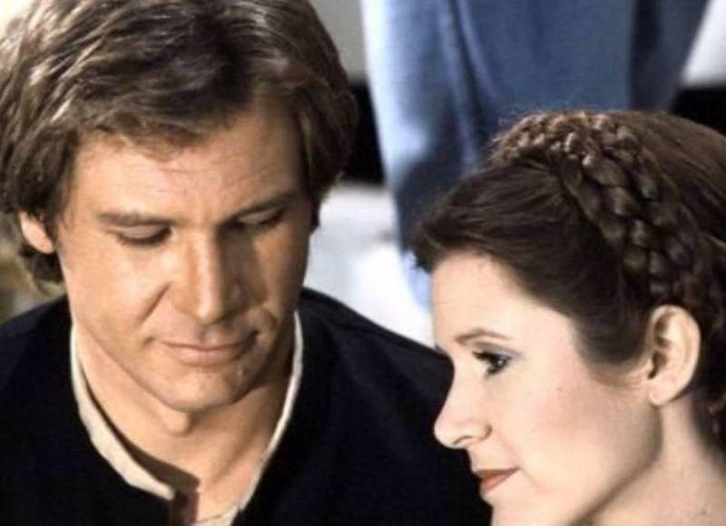 La actriz de Star Wars blanqueó romance con Harrison Ford