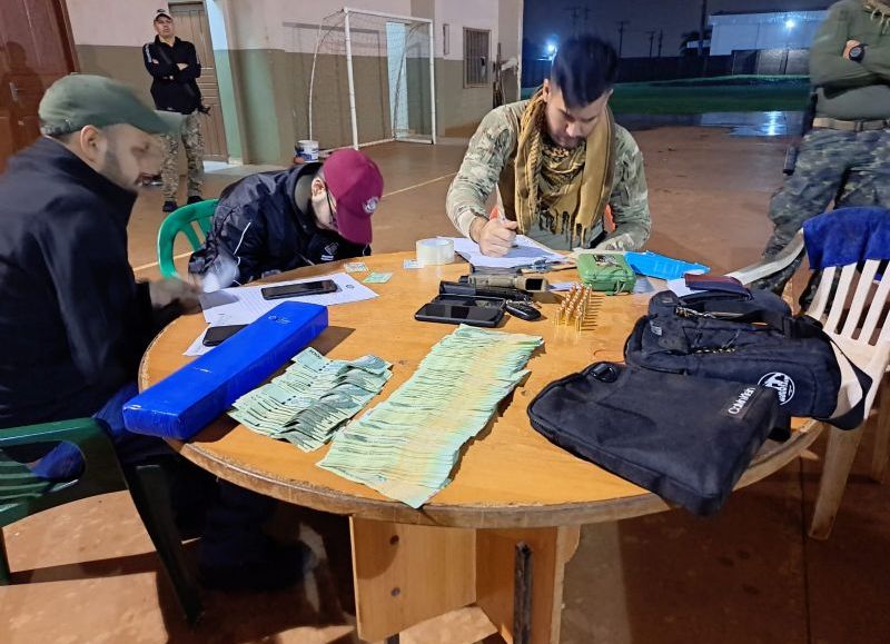 Senad detuvo a tres personas con droga, armas y dinero en Amambay
