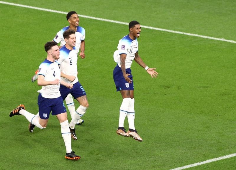 Inglaterra arrasó con Gales y avanzó a los octavos de final del Mundial